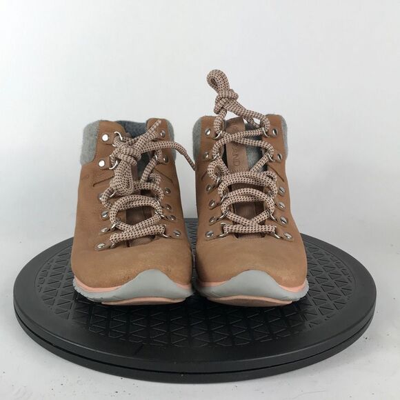 Cole Haan ZeroGrand Suede Hiker Boot Leather Pink Rose W14073 Women’s Size 7 - Picture 2 of 12